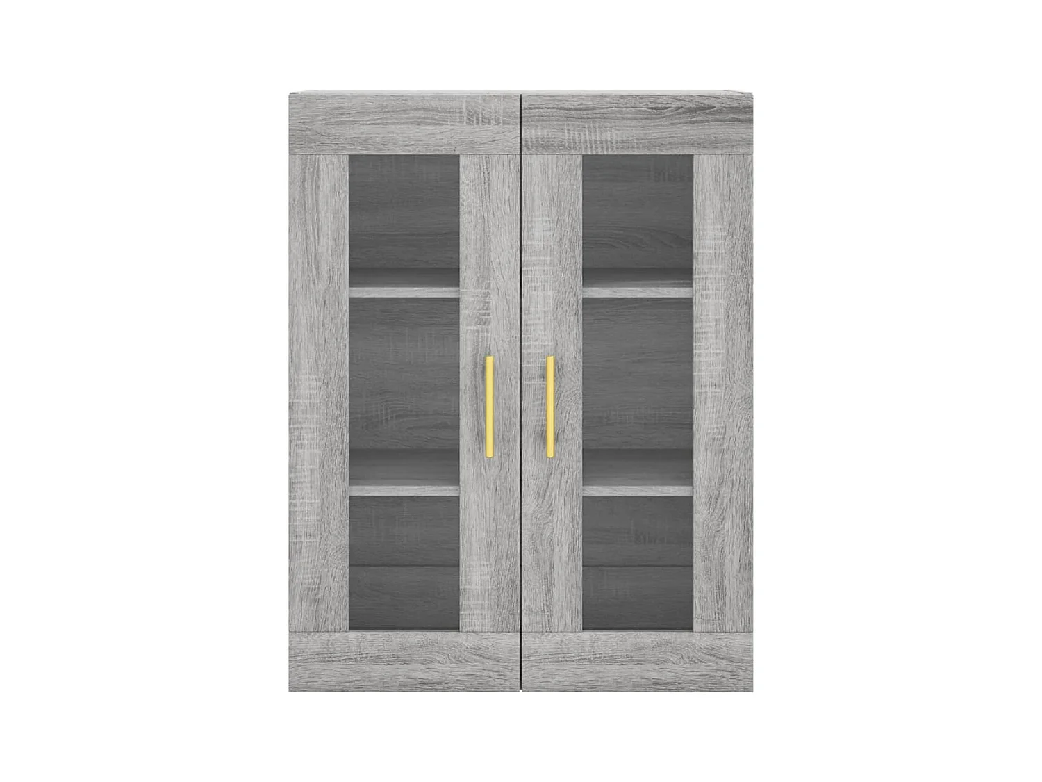 Highboard Grau Sonoma 69,5x34x180 cm Holzwerkstoff