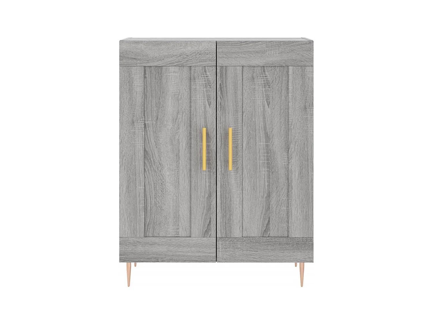 Highboard Grau Sonoma 69,5x34x180 cm Holzwerkstoff