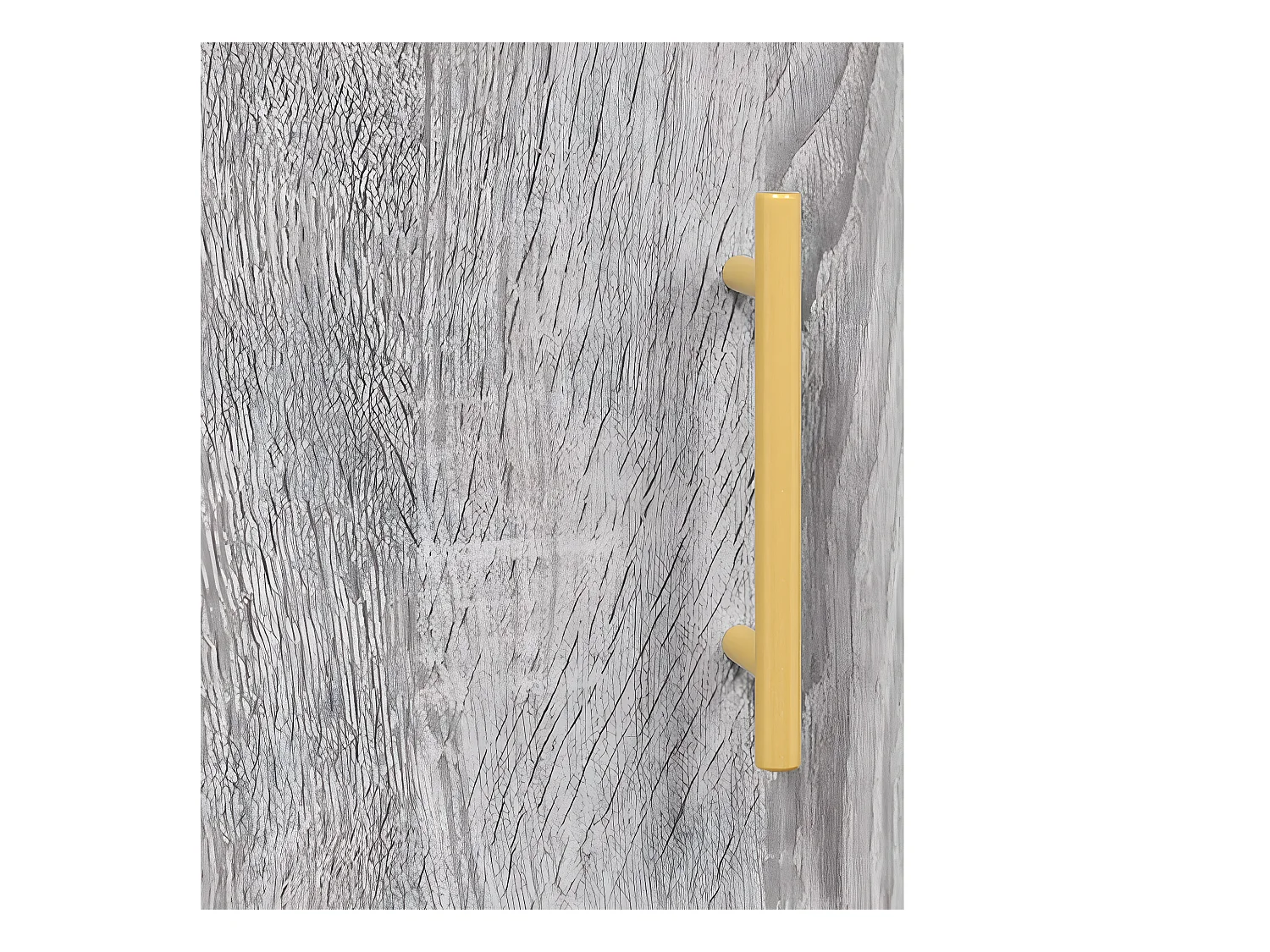 Highboard Grau Sonoma 69,5x34x180 cm Holzwerkstoff