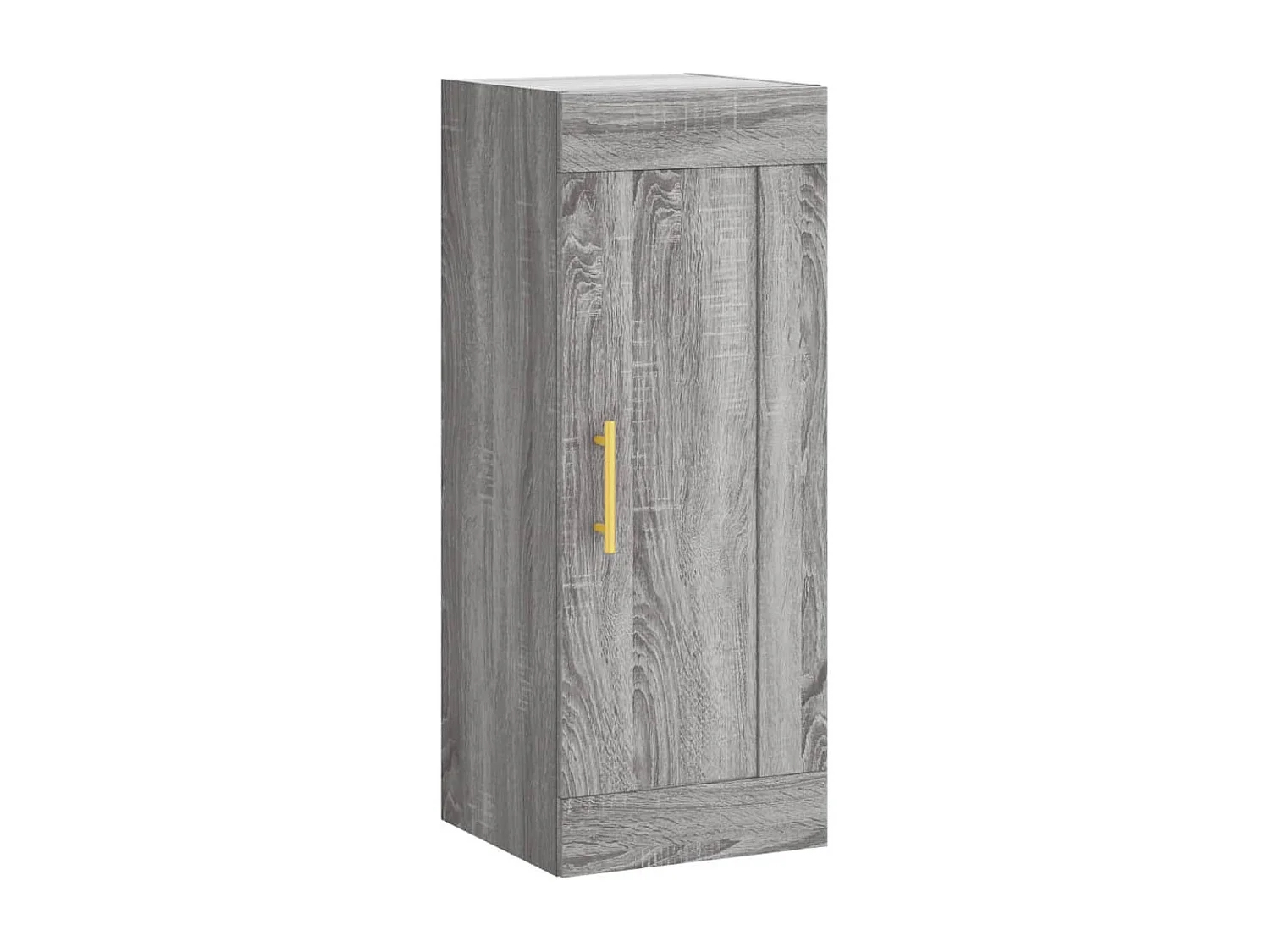 Buffet haut Sonoma gris 34,5x34x180 cm Bois d'ingénierie