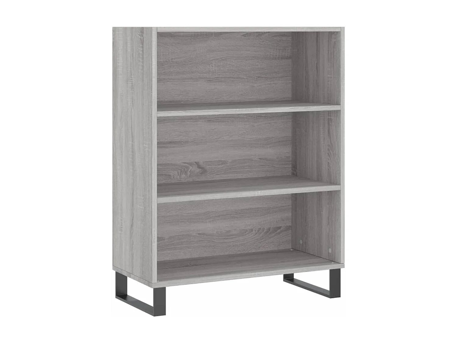 Buffet haut Sonoma gris 69,5x34x180 cm Bois d'ingénierie