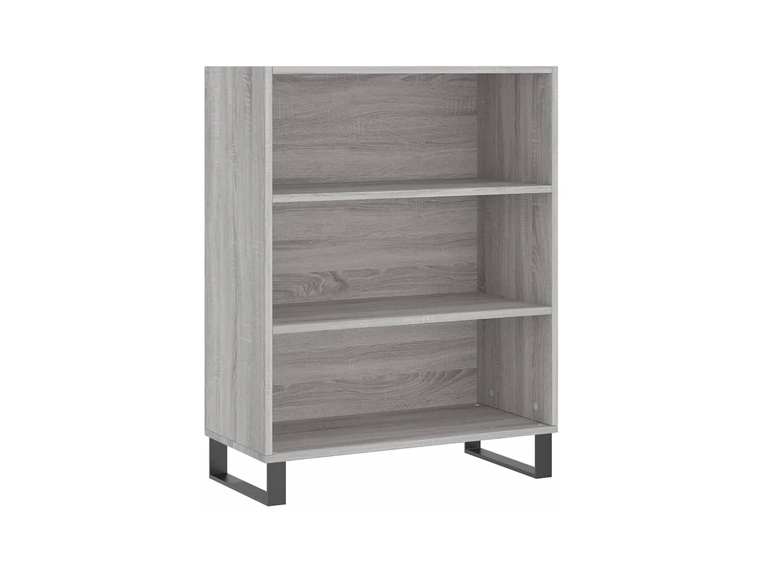 Highboard Grau Sonoma 69,5x34x180 cm Holzwerkstoff