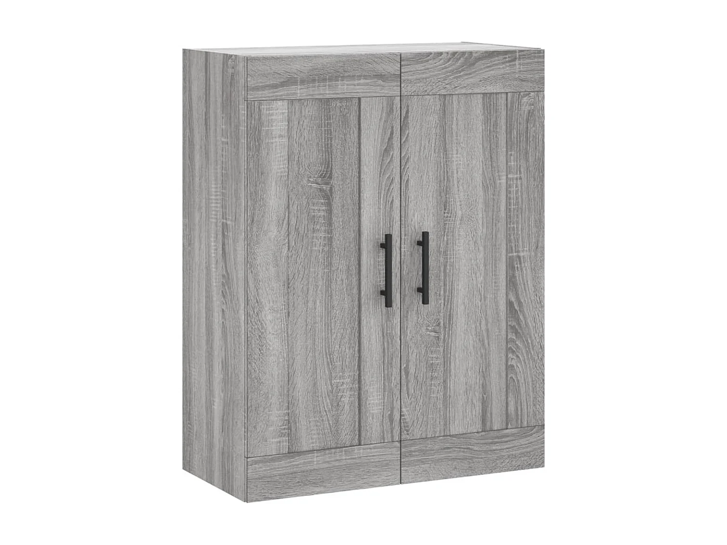 Buffet haut Sonoma gris 69,5x34x180 cm Bois d'ingénierie