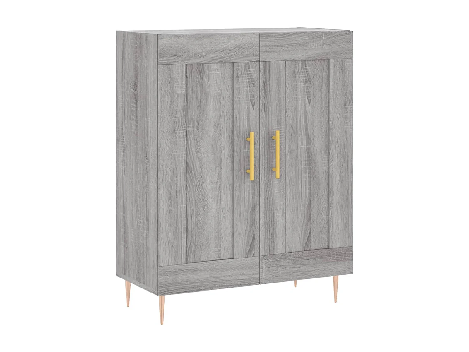 Buffet haut Sonoma gris 69,5x34x180 cm Bois d'ingénierie
