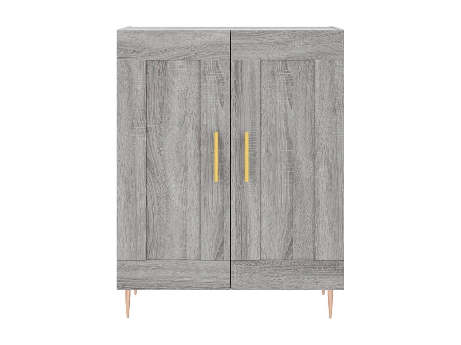 Buffet haut Sonoma gris 69,5x34x180 cm Bois d'ingénierie