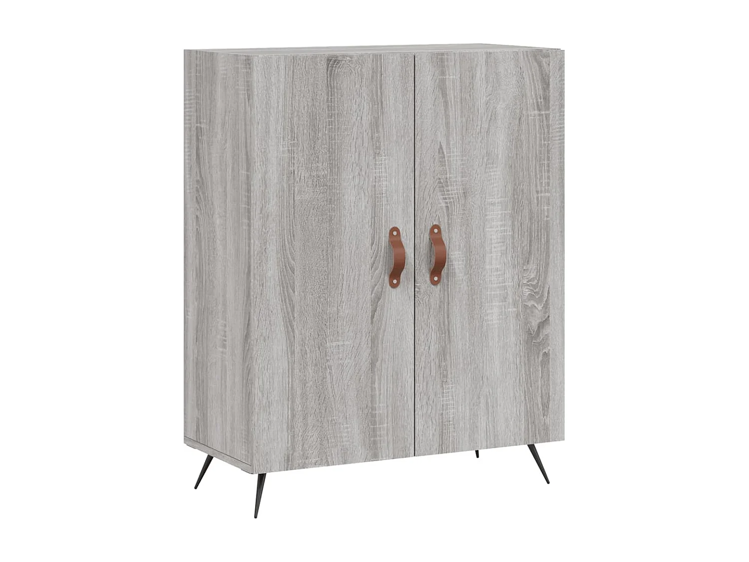 Buffet haut Sonoma gris 69,5x34x180 cm Bois d'ingénierie