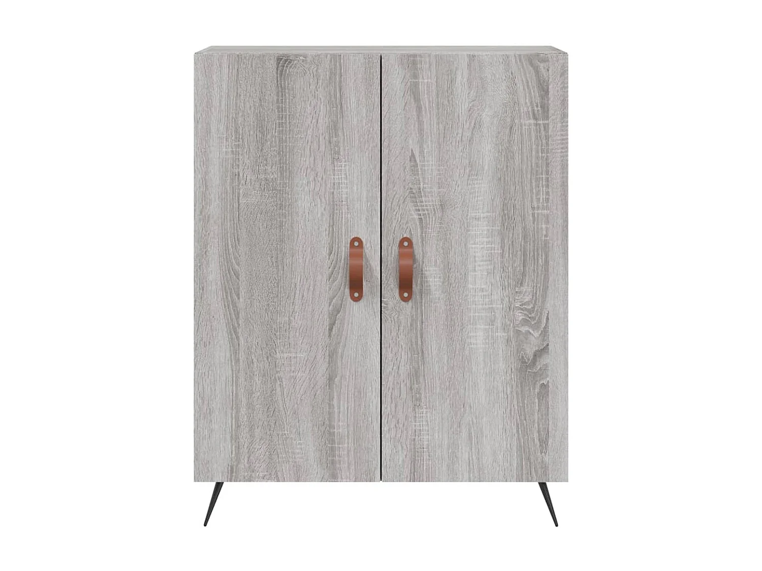 Buffet haut Sonoma gris 69,5x34x180 cm Bois d'ingénierie