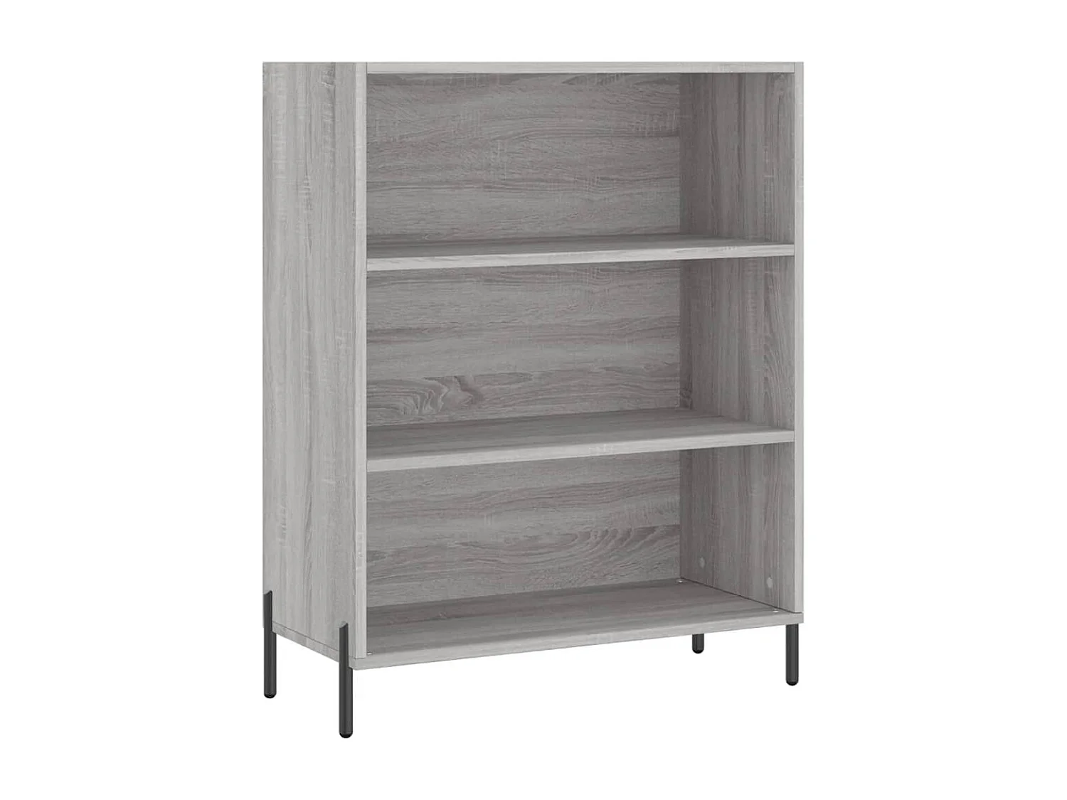 Buffet haut Sonoma gris 69,5x34x180 cm Bois d'ingénierie