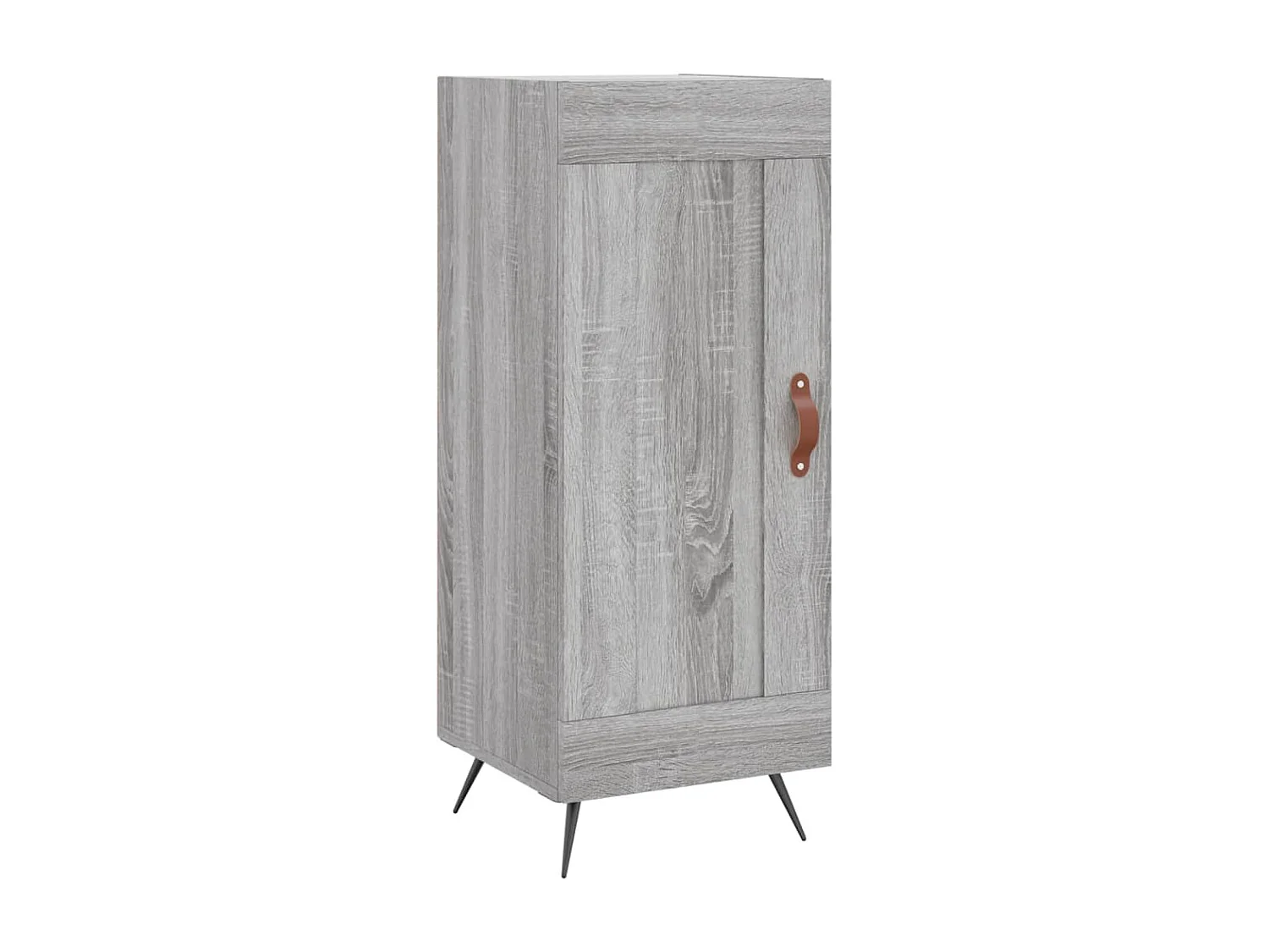 Buffet haut Sonoma gris 34,5x34x180 cm Bois d'ingénierie