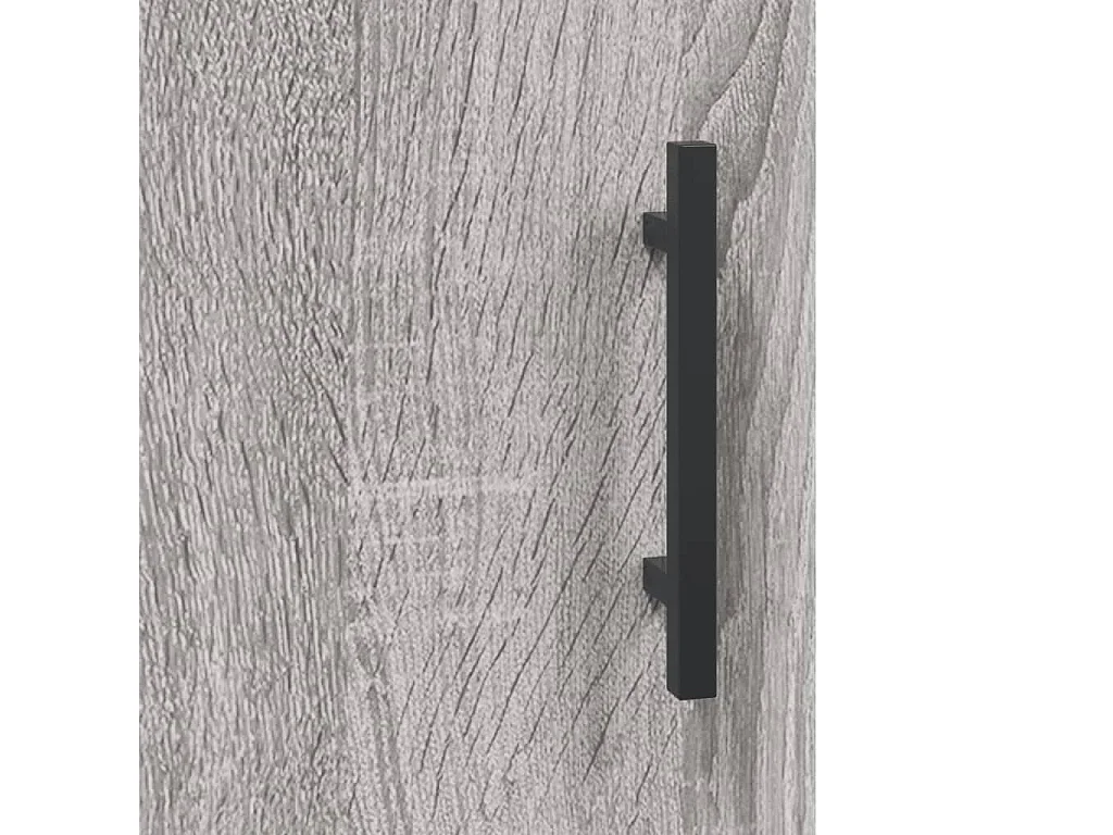 Buffet haut Sonoma gris 69,5x34x180 cm Bois d'ingénierie