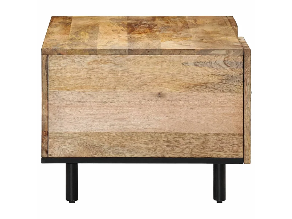 Tavolino da Salotto 100x54x40 cm in Legno Massello di Mango