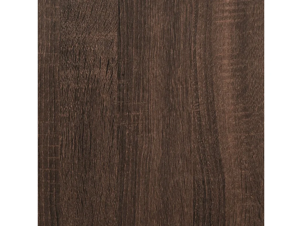 Salontafel 100x50x50 cm bewerkt hout en metaal bruineikenkleur