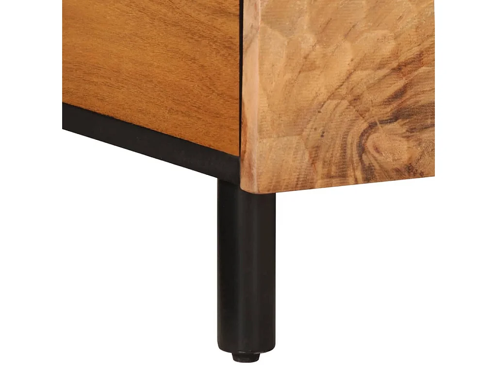 Table basse 100x54x40 cm bois massif d'acacia