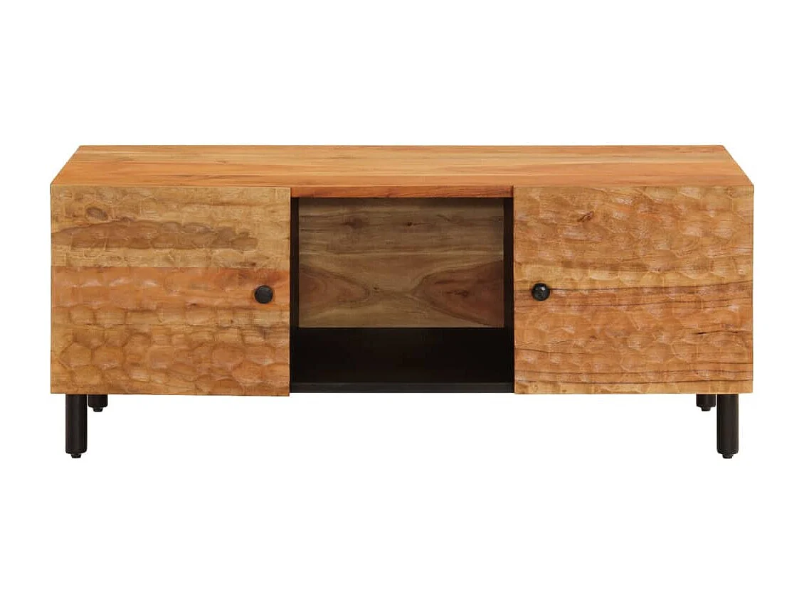 Table basse 100x54x40 cm bois massif d'acacia