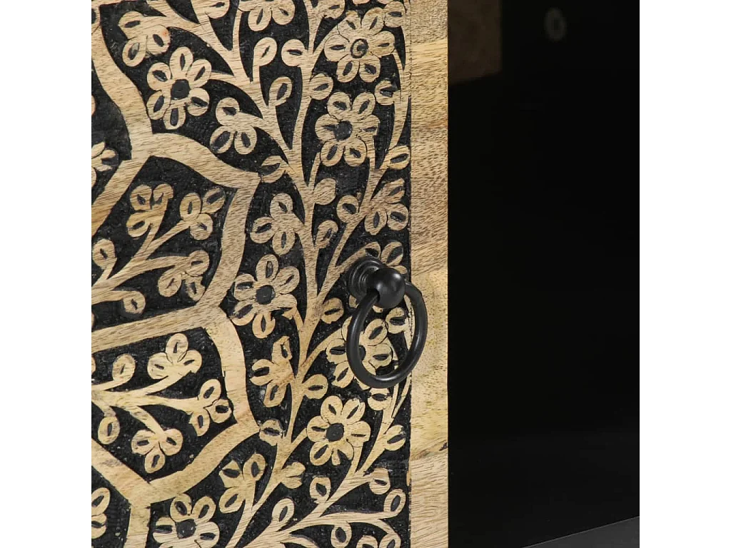 Couchtisch 80x50x40 cm Massivholz Mango