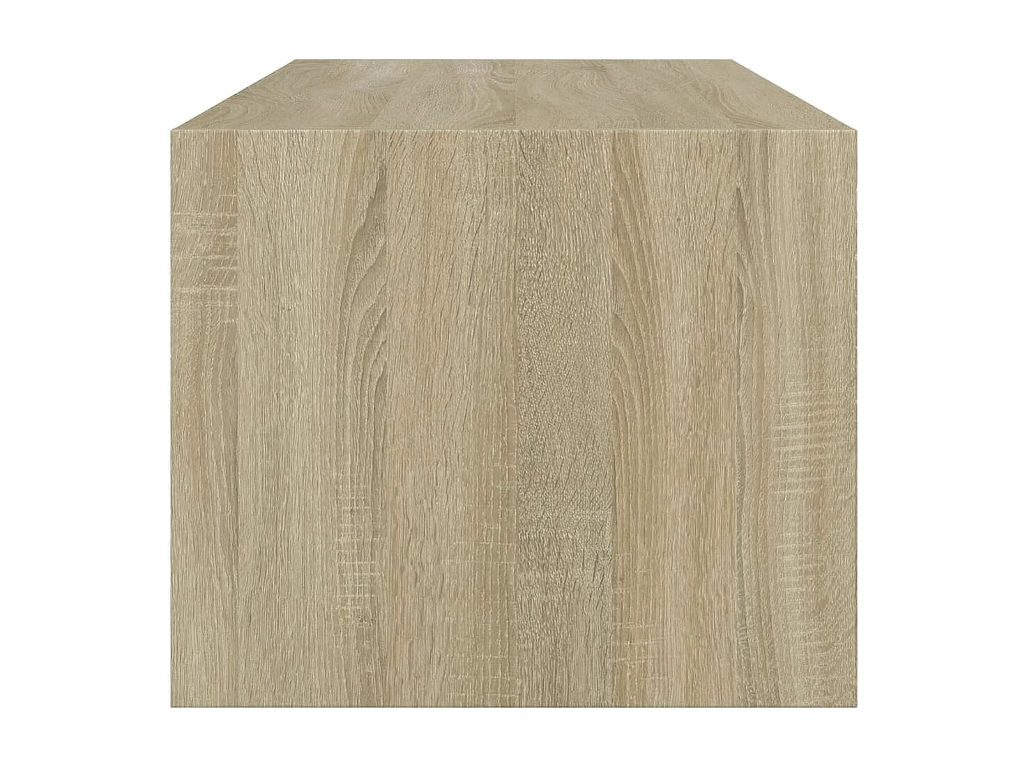 Salontafel met glazen deuren 102x50x42 cm sonoma eikenkleurig