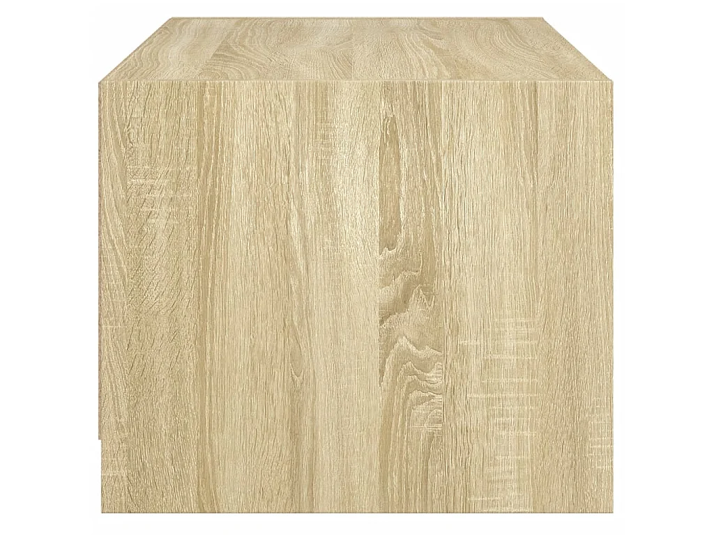 Couchtisch mit Glastüren Sonoma-Eiche 68x50x42 cm