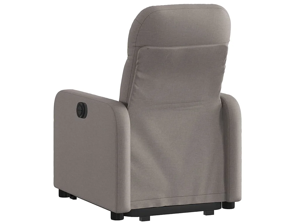 Relaxsessel mit Aufstehhilfe Taupe Stoff