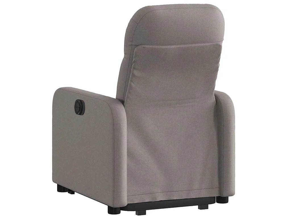 Relaxsessel mit Aufstehhilfe Taupe Stoff