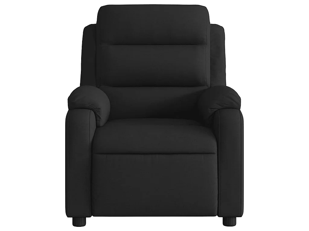 Fauteuil inclinable Noir Tissu