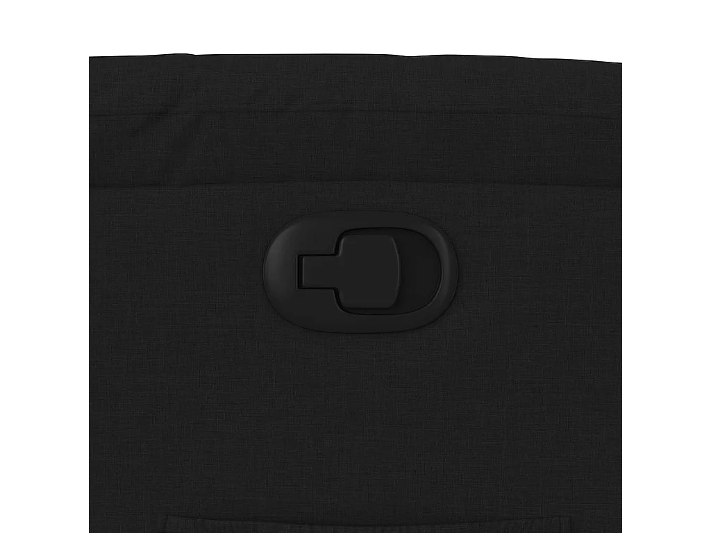 Fauteuil inclinable Noir Tissu