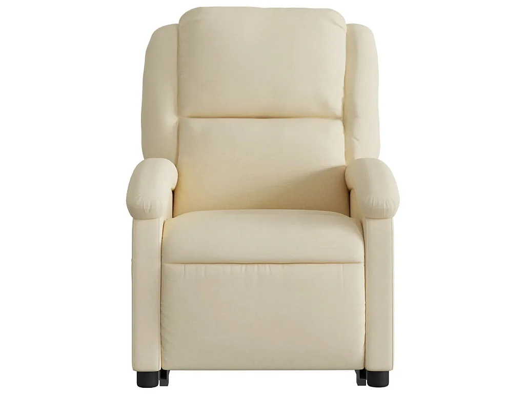 Fauteuil inclinable Crème Tissu