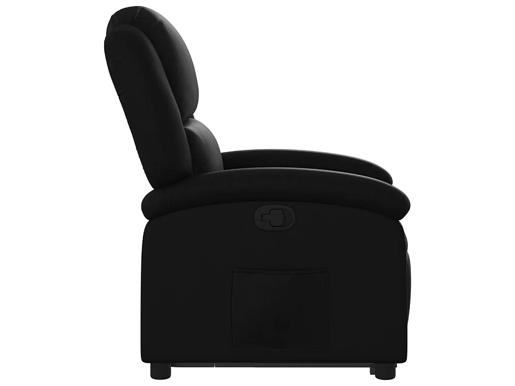 Fauteuil inclinable Noir Similicuir