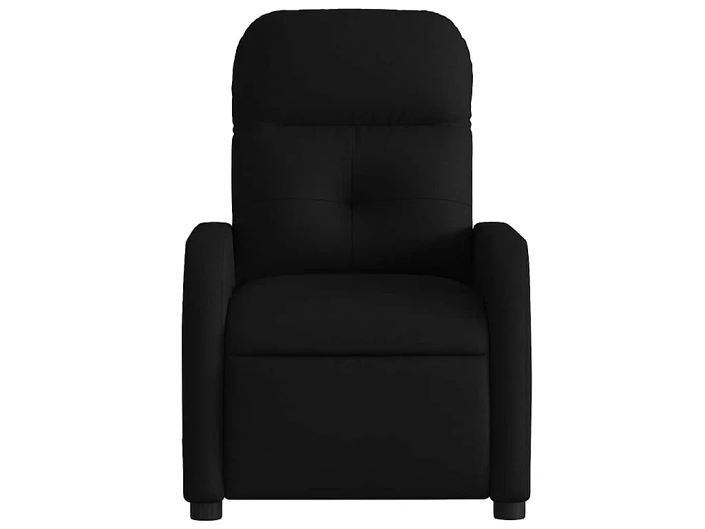 Fauteuil inclinable Noir Tissu