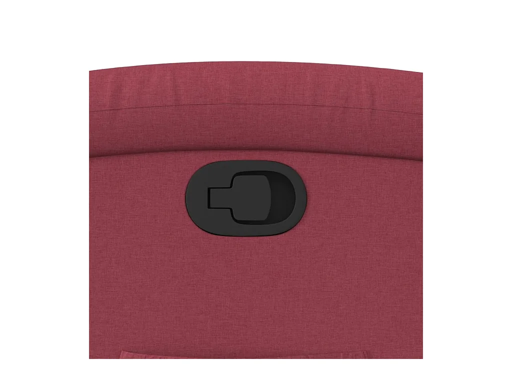 Fauteuil inclinable Rouge bordeaux Tissu