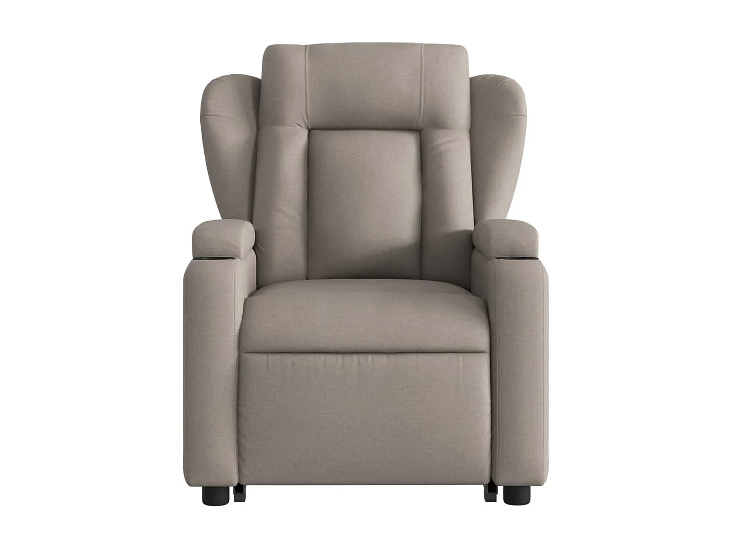 Fauteuil inclinable électrique taupe tissu