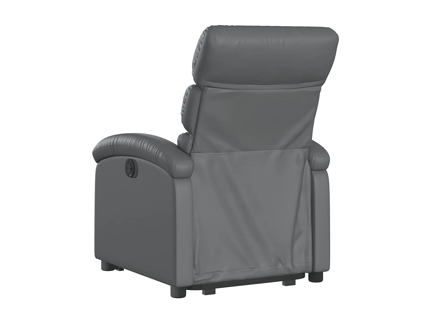Fauteuil inclinable électrique gris similicuir