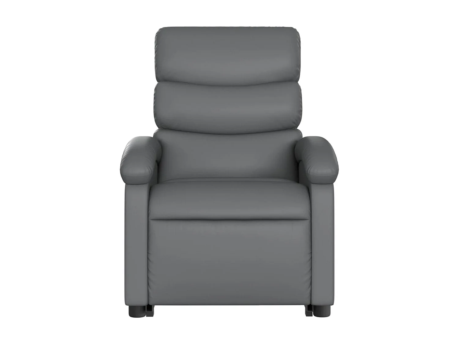 Fauteuil inclinable électrique gris similicuir