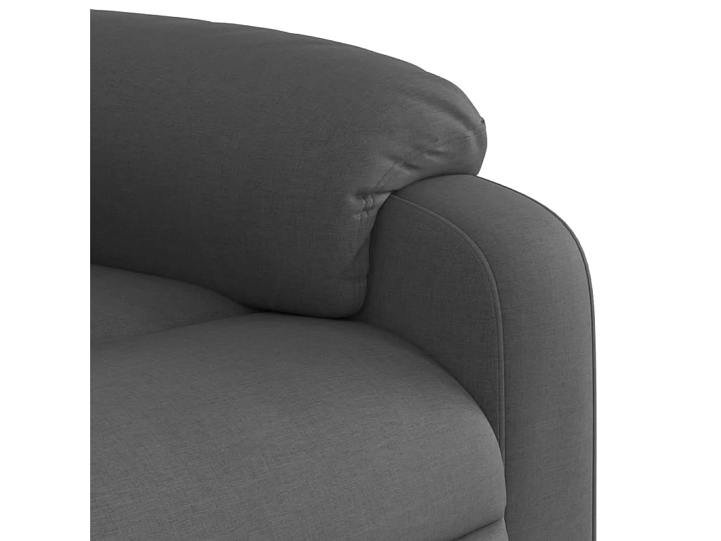 Fauteuil inclinable Gris foncé Tissu