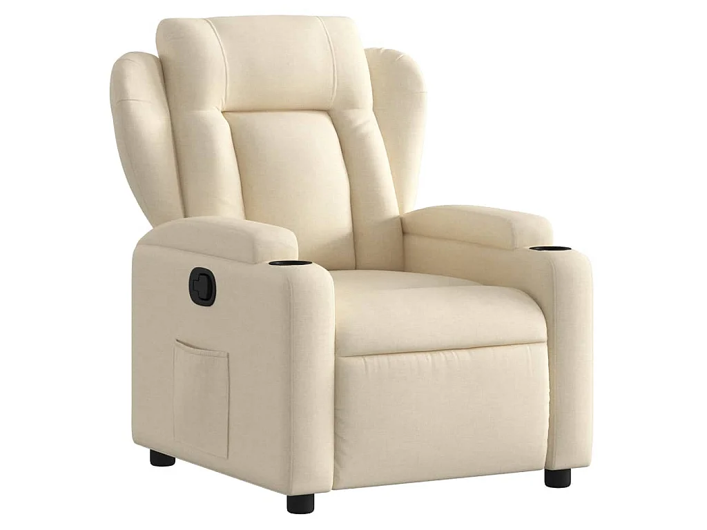 Relaxfauteuil Crème Stof