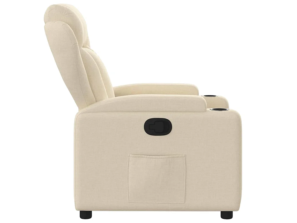 Relaxfauteuil Crème Stof