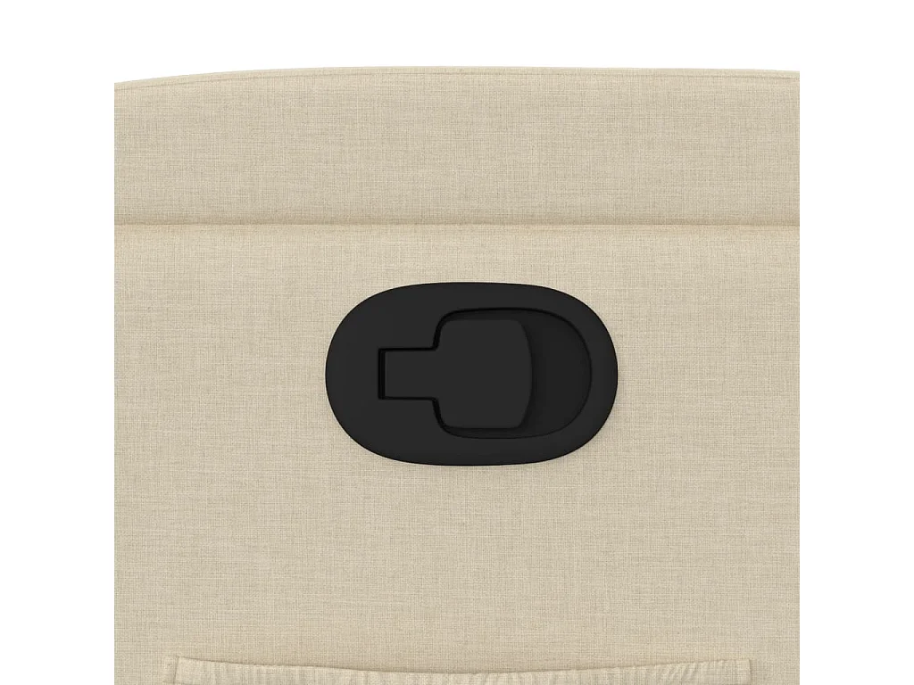 Relaxfauteuil Crème Stof