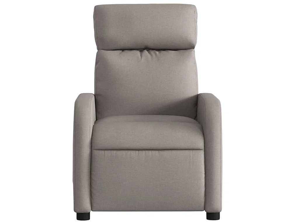 Relaxsessel Taupe Stoff