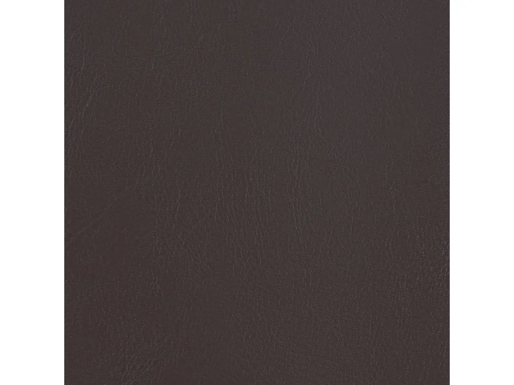 Chaise cabriolet avec repose-pied marron similicuir