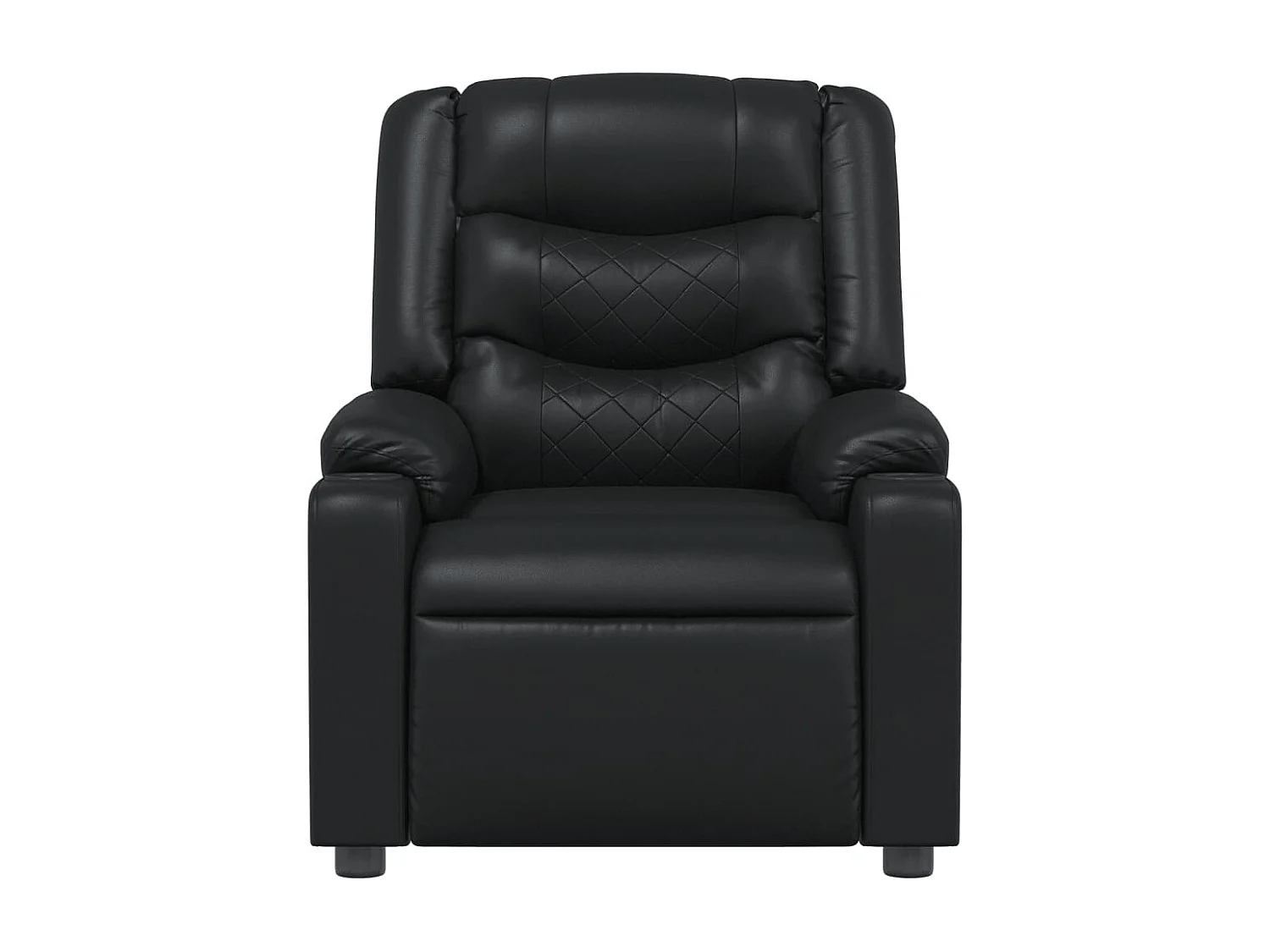 Fauteuil inclinable Noir Similicuir