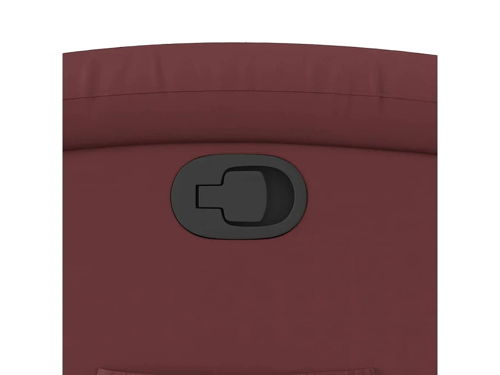 Fauteuil inclinable Rouge bordeaux Similicuir