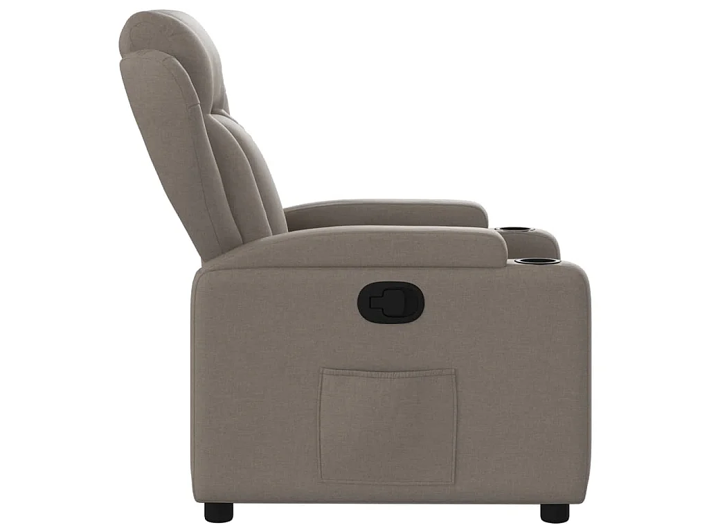Fauteuil inclinable Taupe Tissu