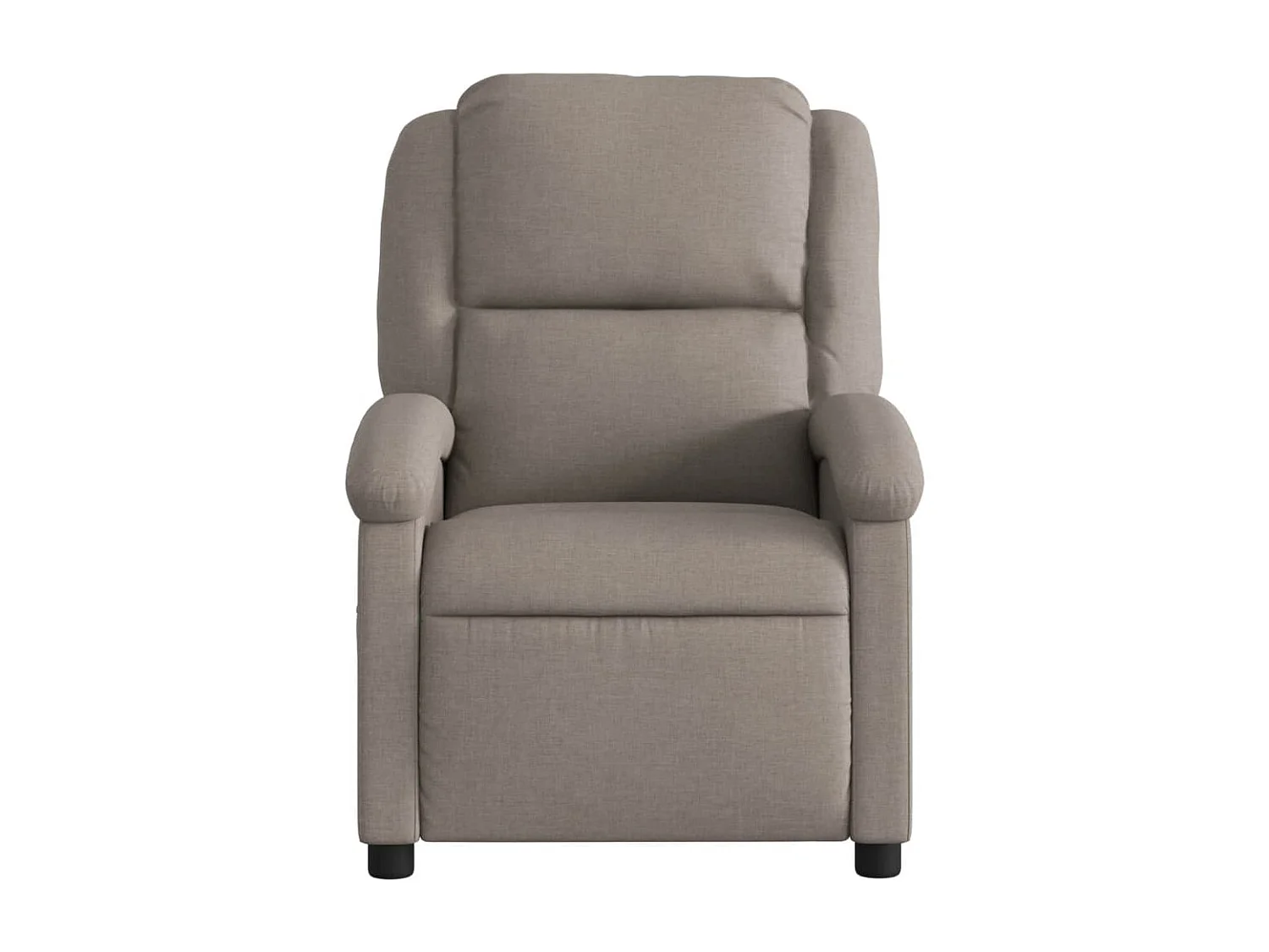 Massagesessel Elektrisch Taupe Stoff