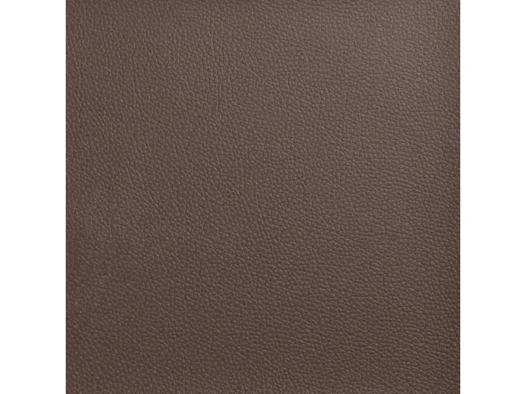 Fauteuil inclinable avec repose-pieds marron similicuir