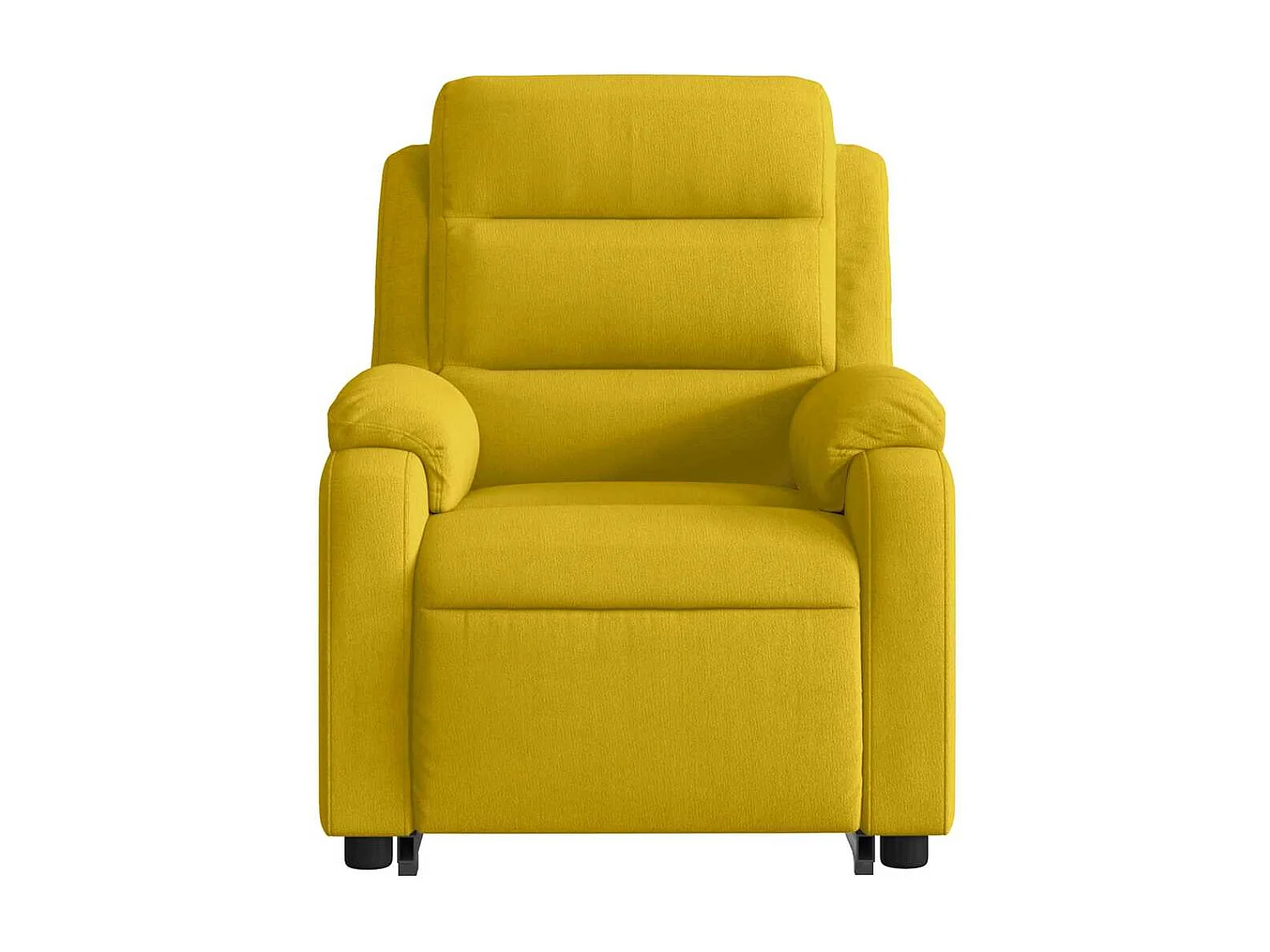 Fauteuil inclinable électrique jaune Velours