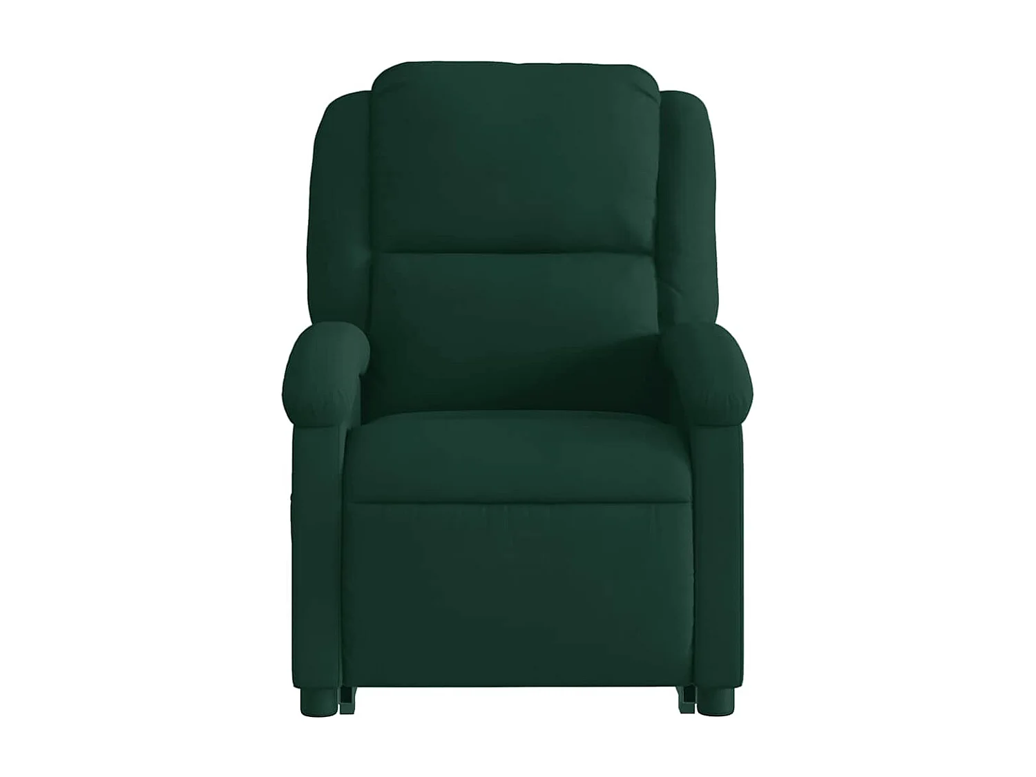 Fauteuil inclinable Vert foncé Velours