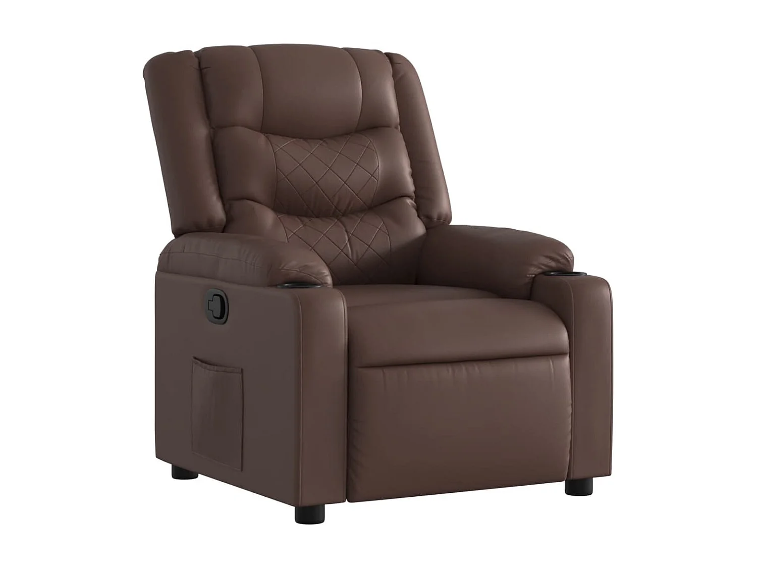 Fauteuil inclinable Marron Similicuir