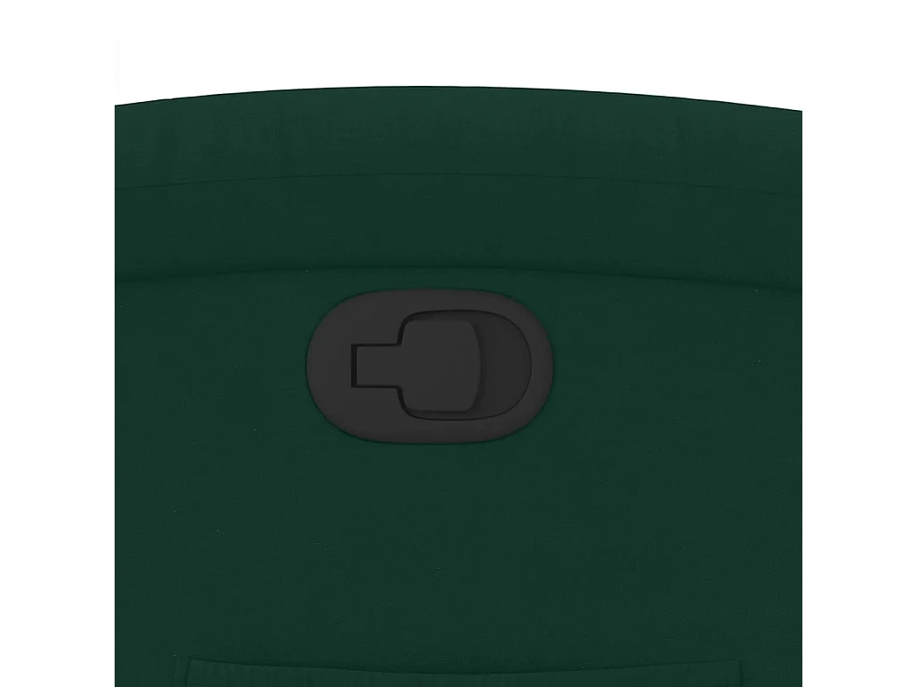 Fauteuil inclinable vert foncé velours
