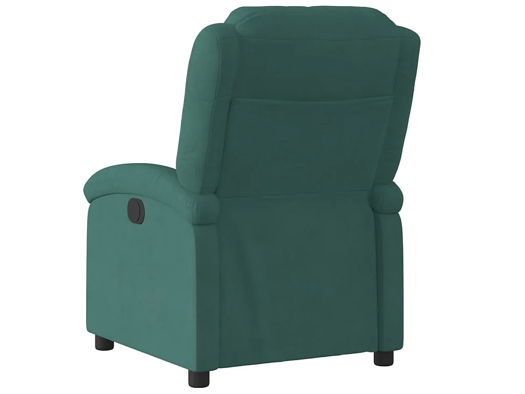 Relaxsessel Dunkelgrün Samt