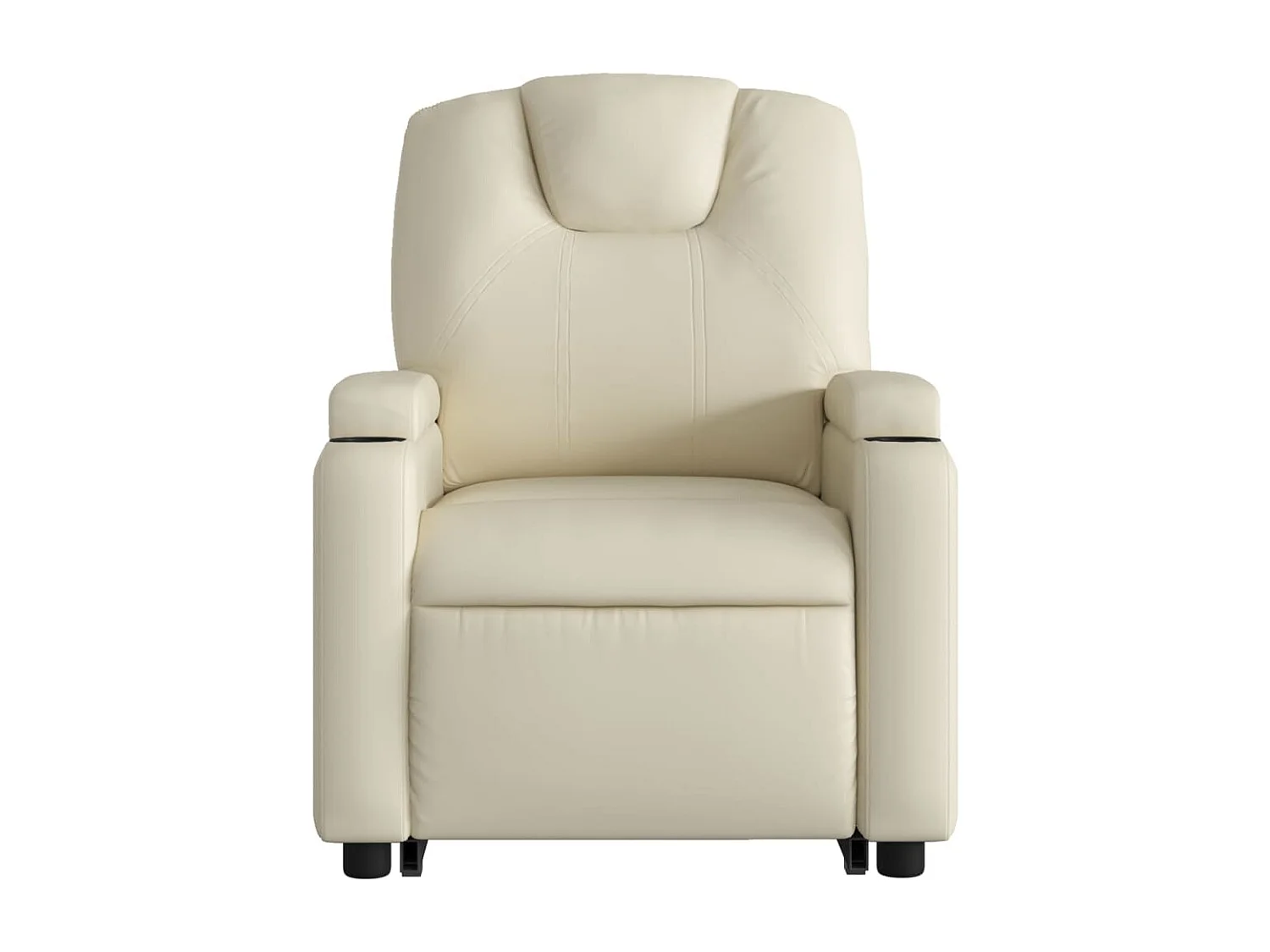 Fauteuil inclinable Crème Similicuir