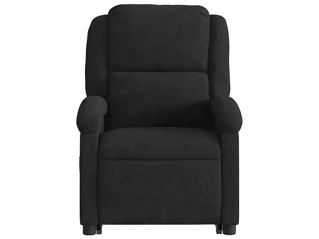 Fauteuil inclinable de massage électrique noir velours